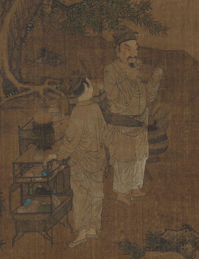 重拾“圍爐煮茶”文化，一起看看故宮藏畫里的“圍爐煮茶”[精制鋼圍爐茶桌](圖9)