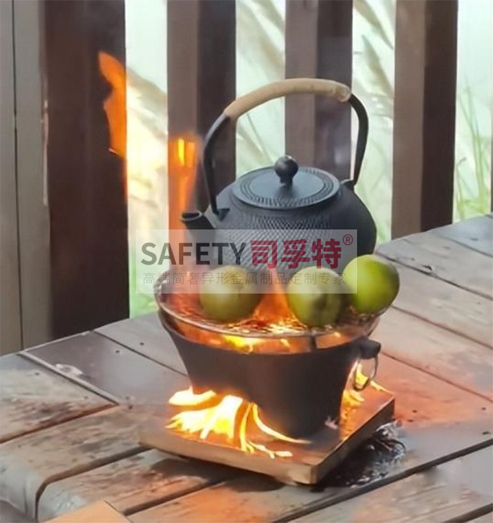 圍爐煮茶小貼士：火災(zāi)、中毒、燙傷需防范[精制鋼圍爐茶桌](圖1)