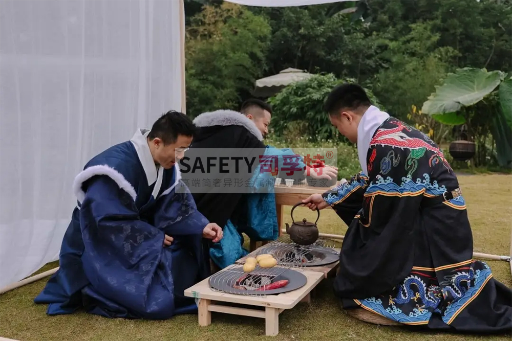 “圍爐煮茶”與非遺相互引流，潮流與文化傳承并不沖突[精致鋼圍爐，炭火爐](圖2)
